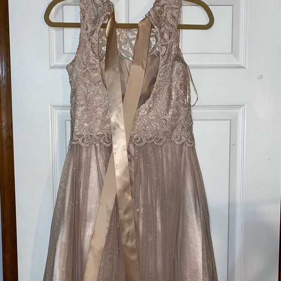 Gold Semi Formal Dress - Picture 2 of 3